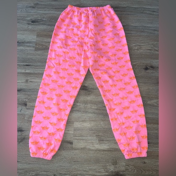NWT Boys Lie -Not Your Pupper Kimmy Pant In Pink - Picture 2 of 4